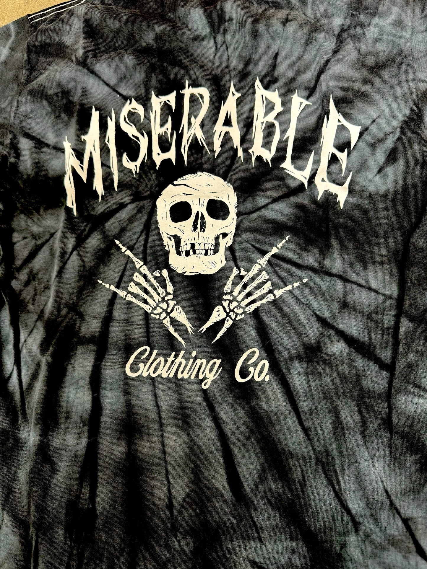 Miserable Classic Logo Tie Dye Tee