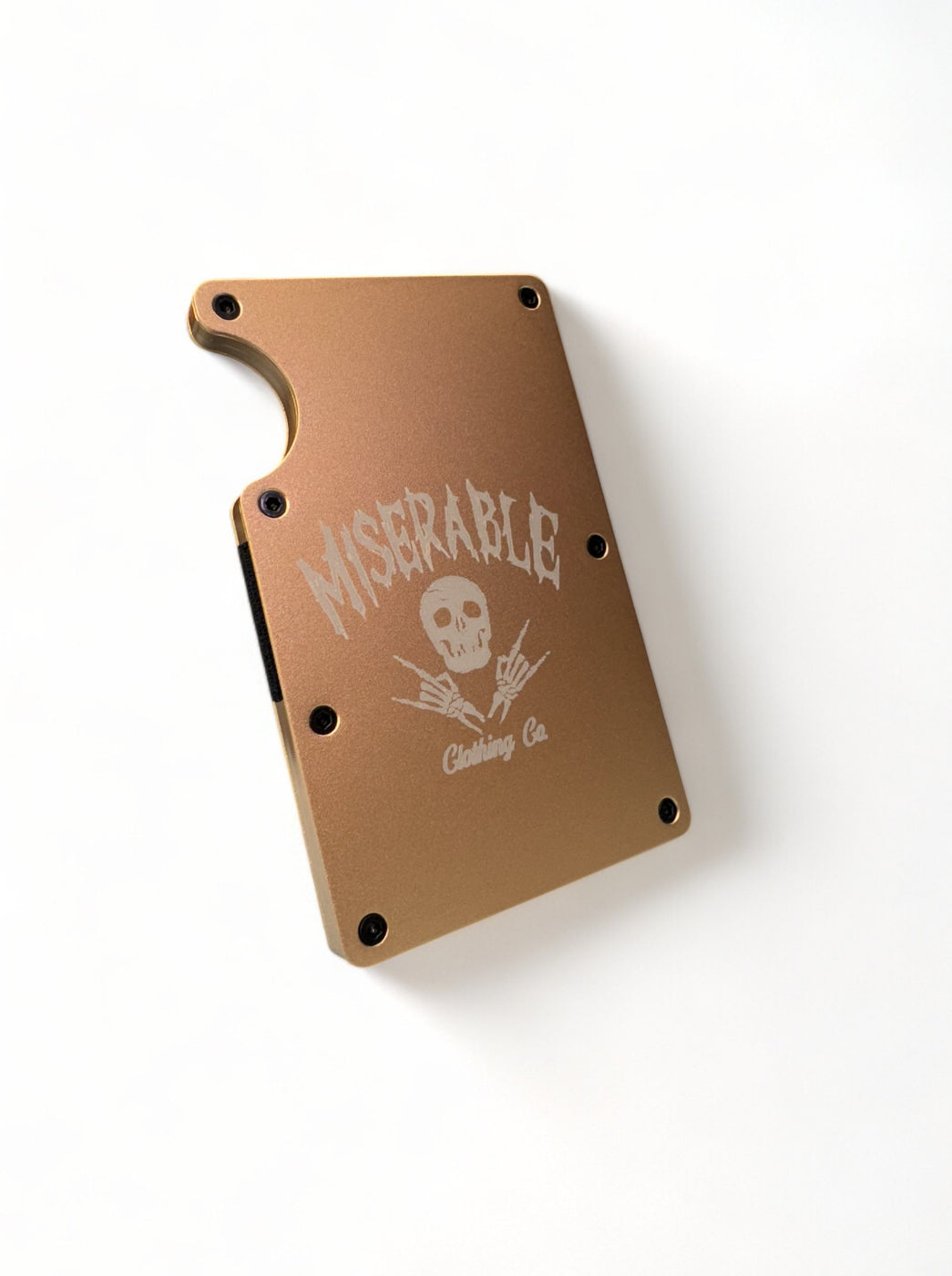 Rose Gold Aluminum Wallet