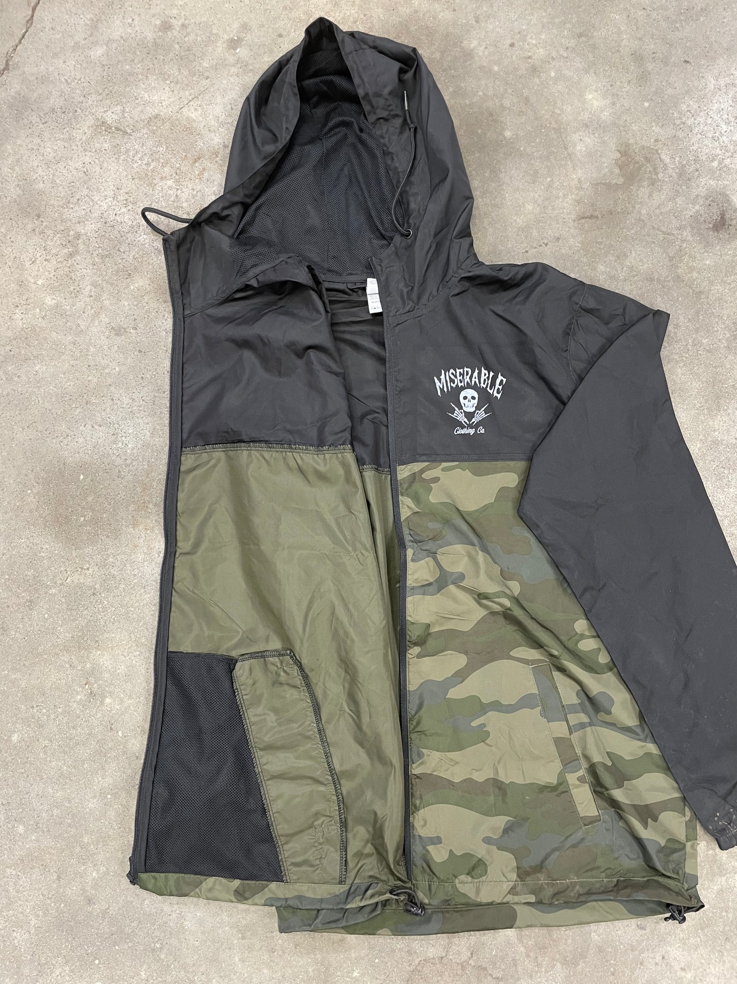 Camo Windbreaker (3X only)