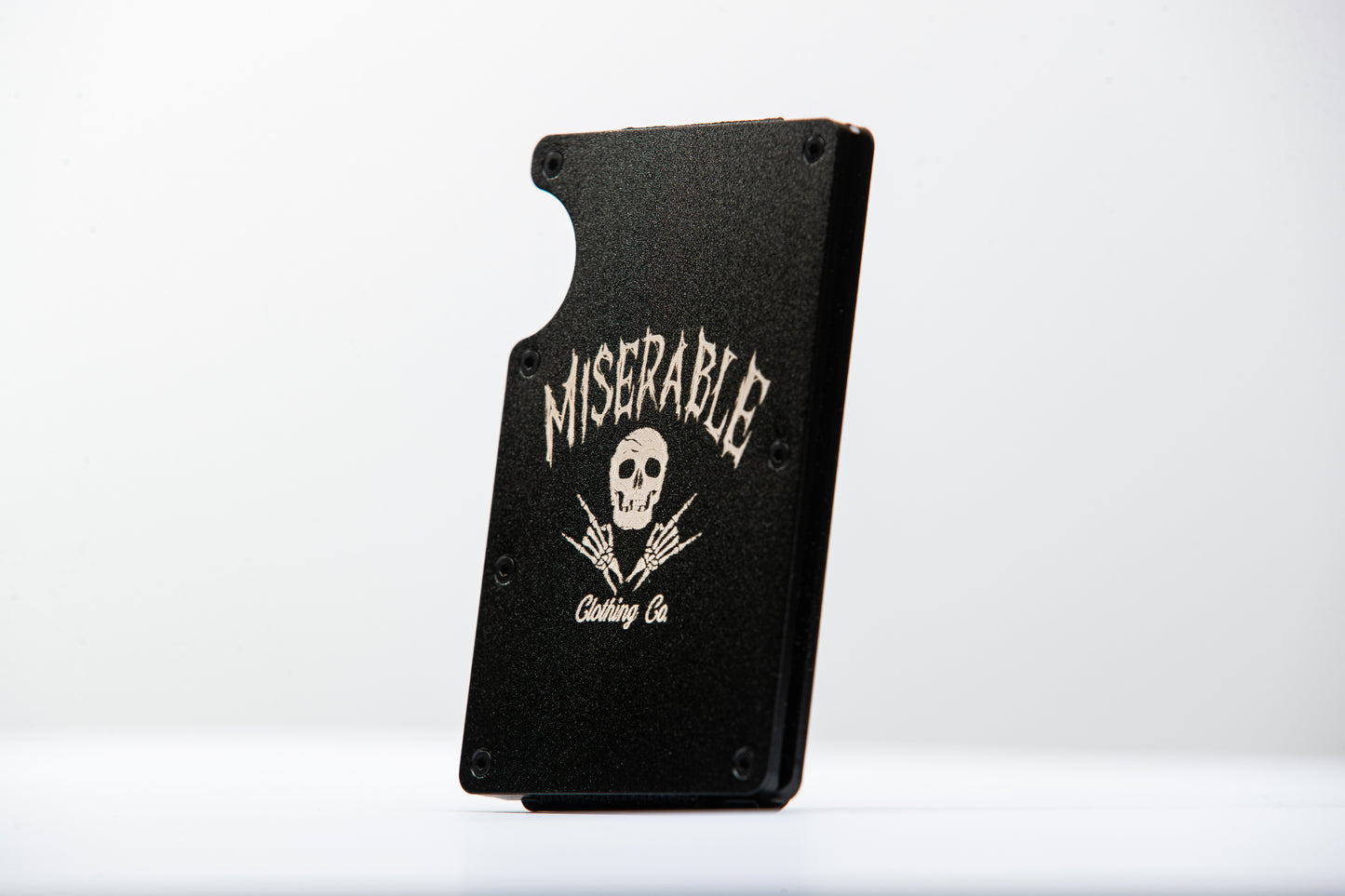 Black Aluminum Wallet