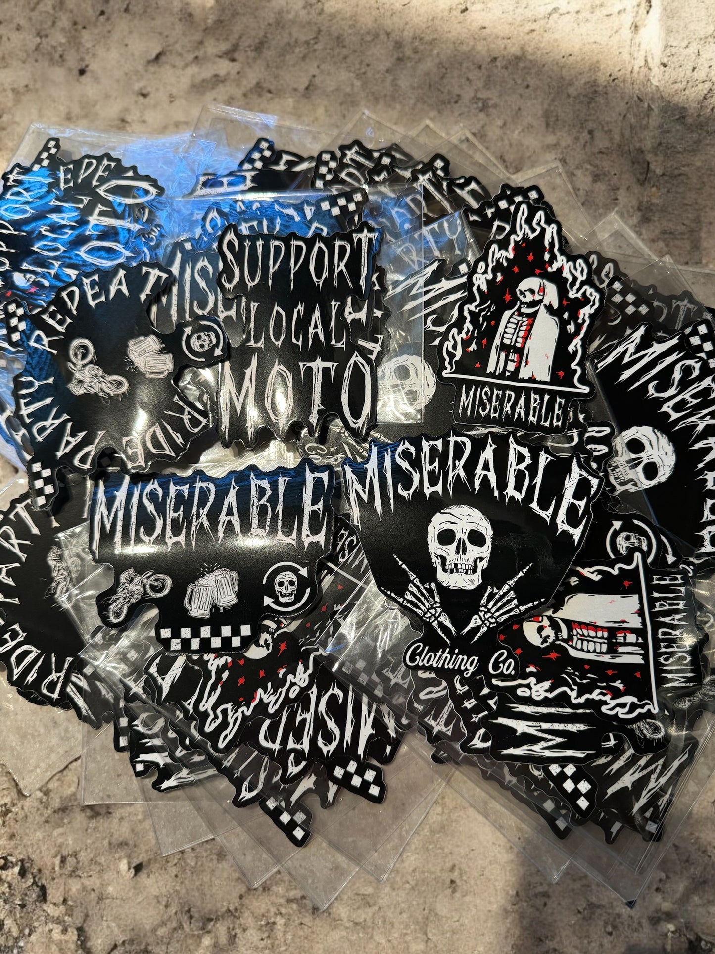 Miserable 5 Piece Sticker Pack