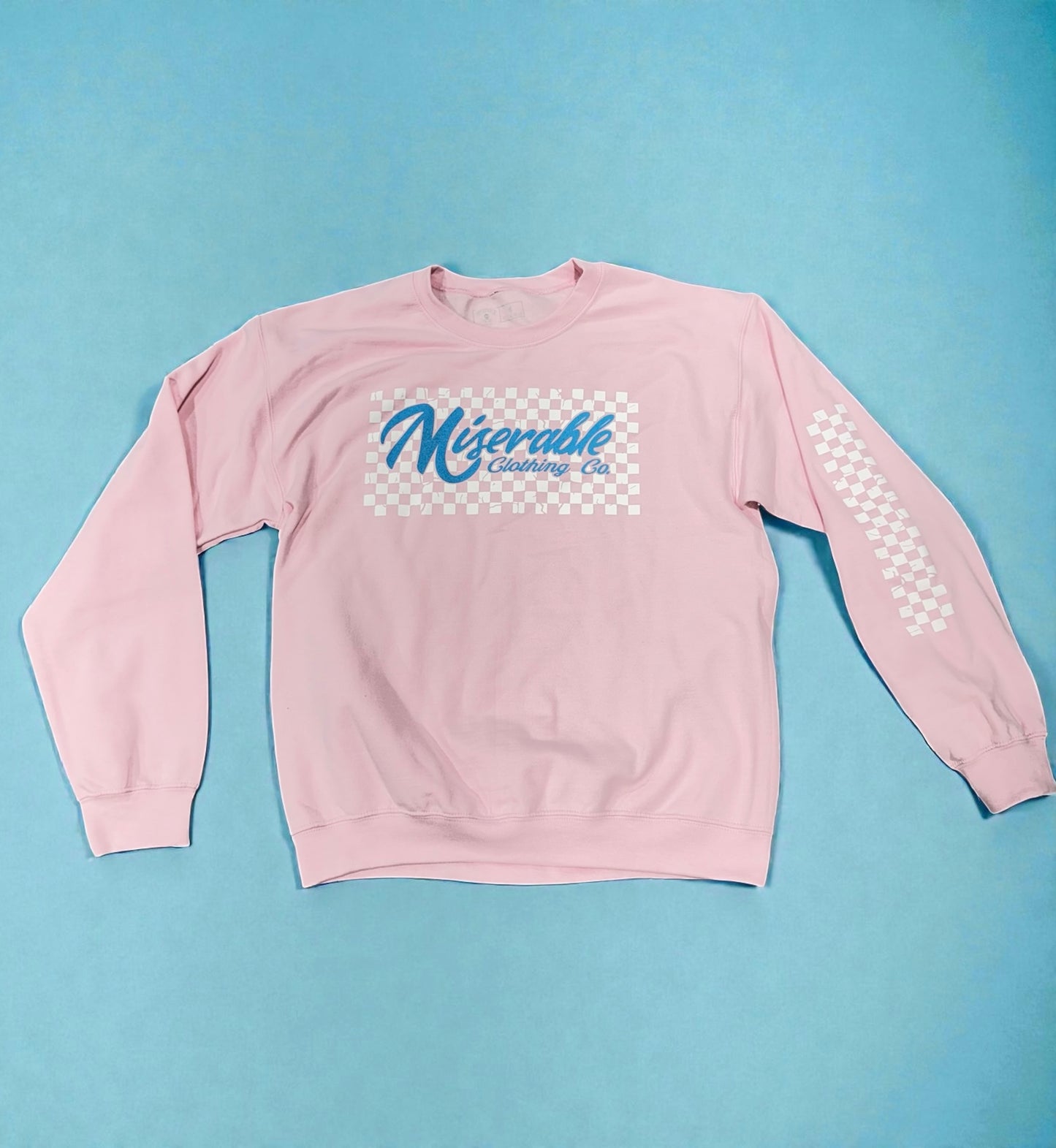 Miserable Checkers Crewneck