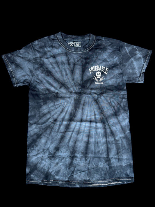 Miserable Classic Logo Tie Dye Tee