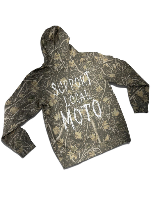 Support Local Moto Camo Hoodie