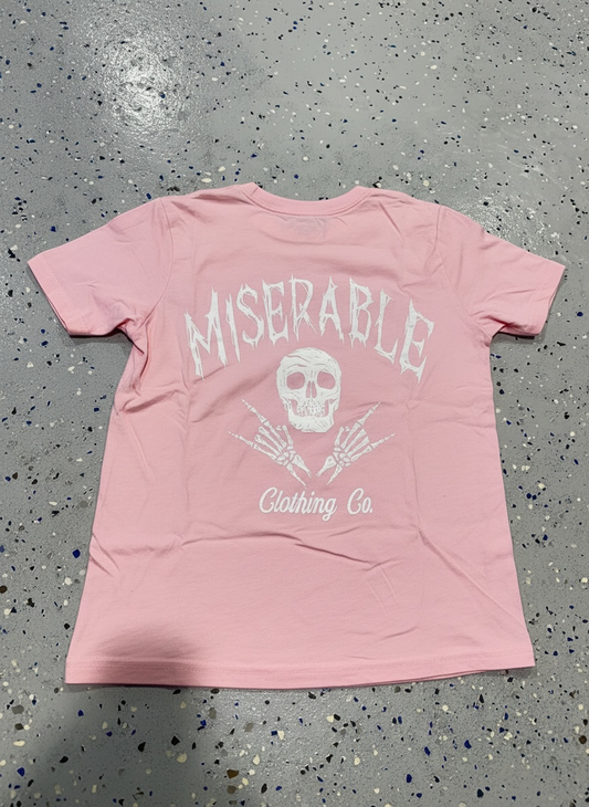 Youth Pink Miserable Tee