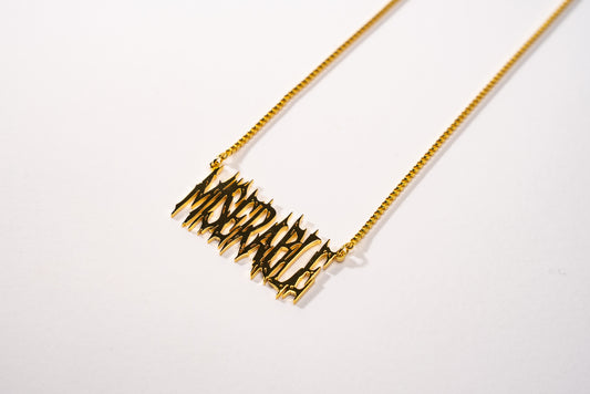 Gold Box Link Necklace