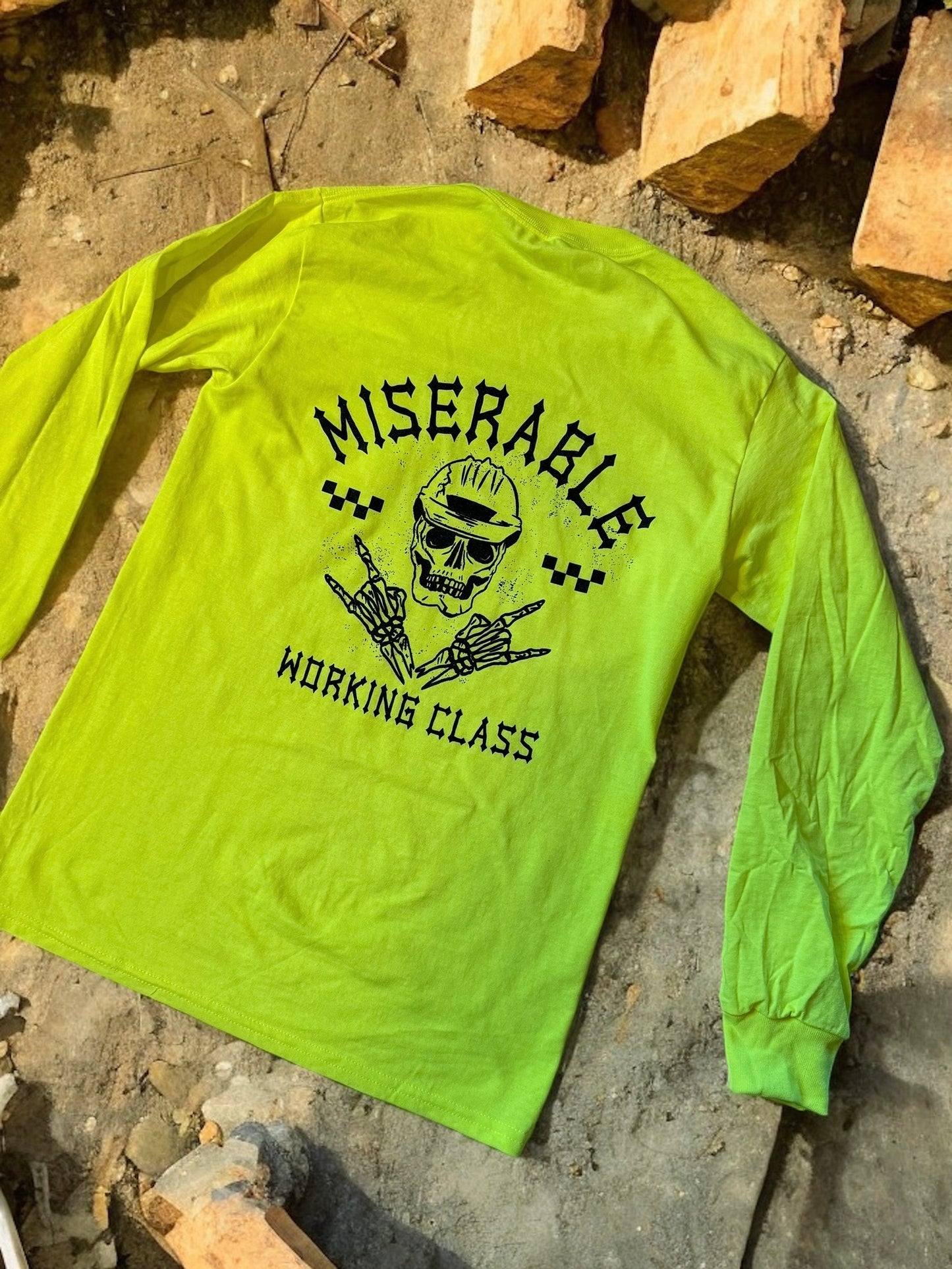 Working Class Hi-Vis Long Sleeve Pocket Tee