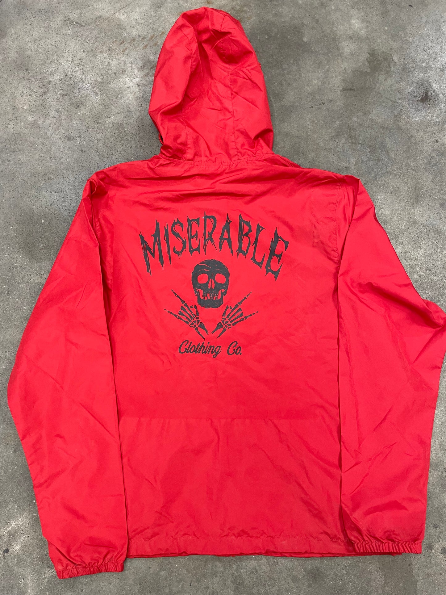 Red Windbreaker