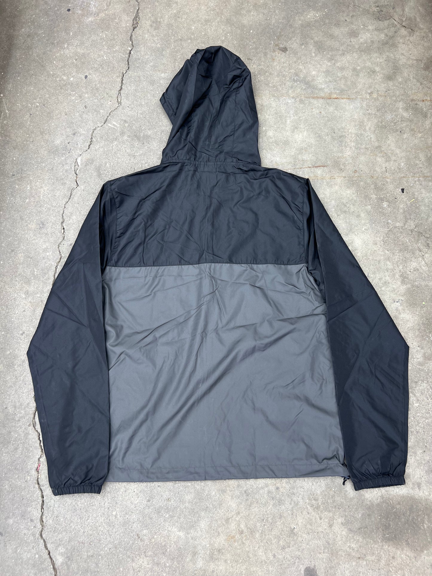 Black/Gray Windbreaker