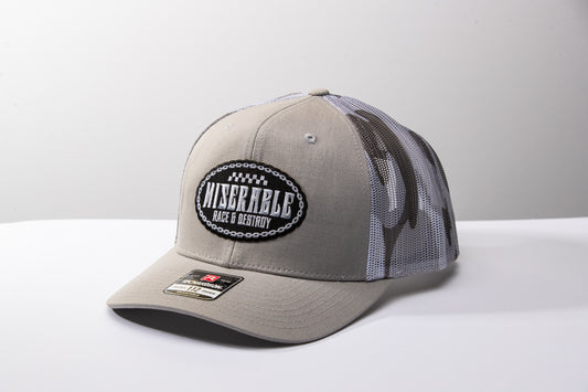 Race and Destroy Curved Trucker Hat